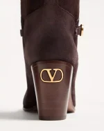 Valentino Pattie Crust Leather Boot 75Mm - Image 2